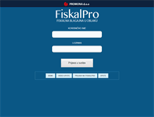 Tablet Screenshot of fiskalpro.com